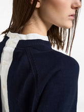 Semicouture Silk Blend Sweater Blue