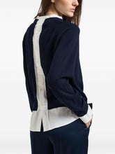Semicouture Silk Blend Sweater Blue