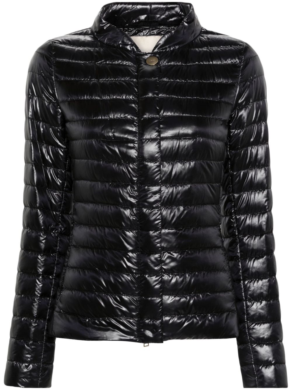 HERNO Quilted Down Short Jacket Black