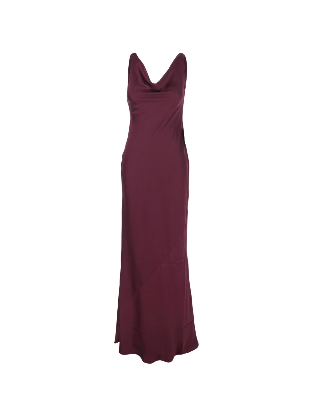 Norma Kamali Drop Shoulder Maxi Dress Purple