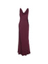 Norma Kamali Drop Shoulder Maxi Dress Purple