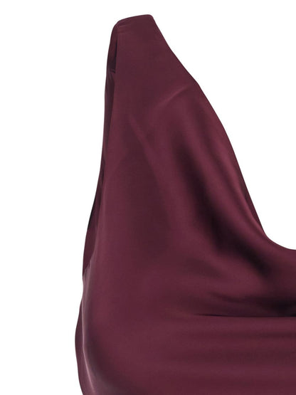Norma Kamali Drop Shoulder Maxi Dress Purple