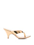 Gianvito Rossi Leather Thong Sandals Golden golden