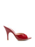 Gianvito Rossi Patent Leather Stiletto Sandals Red