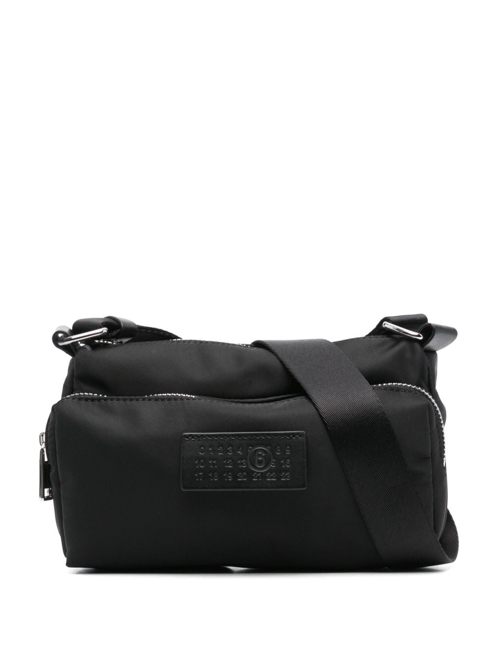 MM6 Maison Margiela Pocket Nylon Crossbody Bag Black
