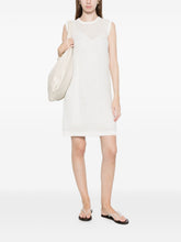 Fabiana Filippi Knitted Sequin Mini Dress White White
