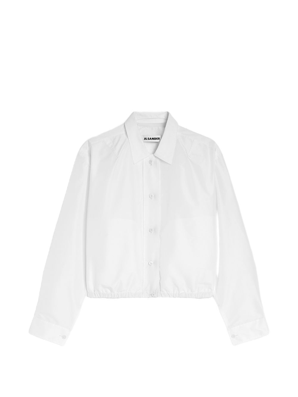 Jil Sander Cropped Blouson Jacket White