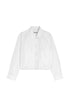 Jil Sander Cropped Blouson Jacket White