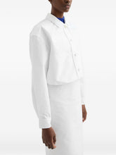 Jil Sander Cropped Blouson Jacket White