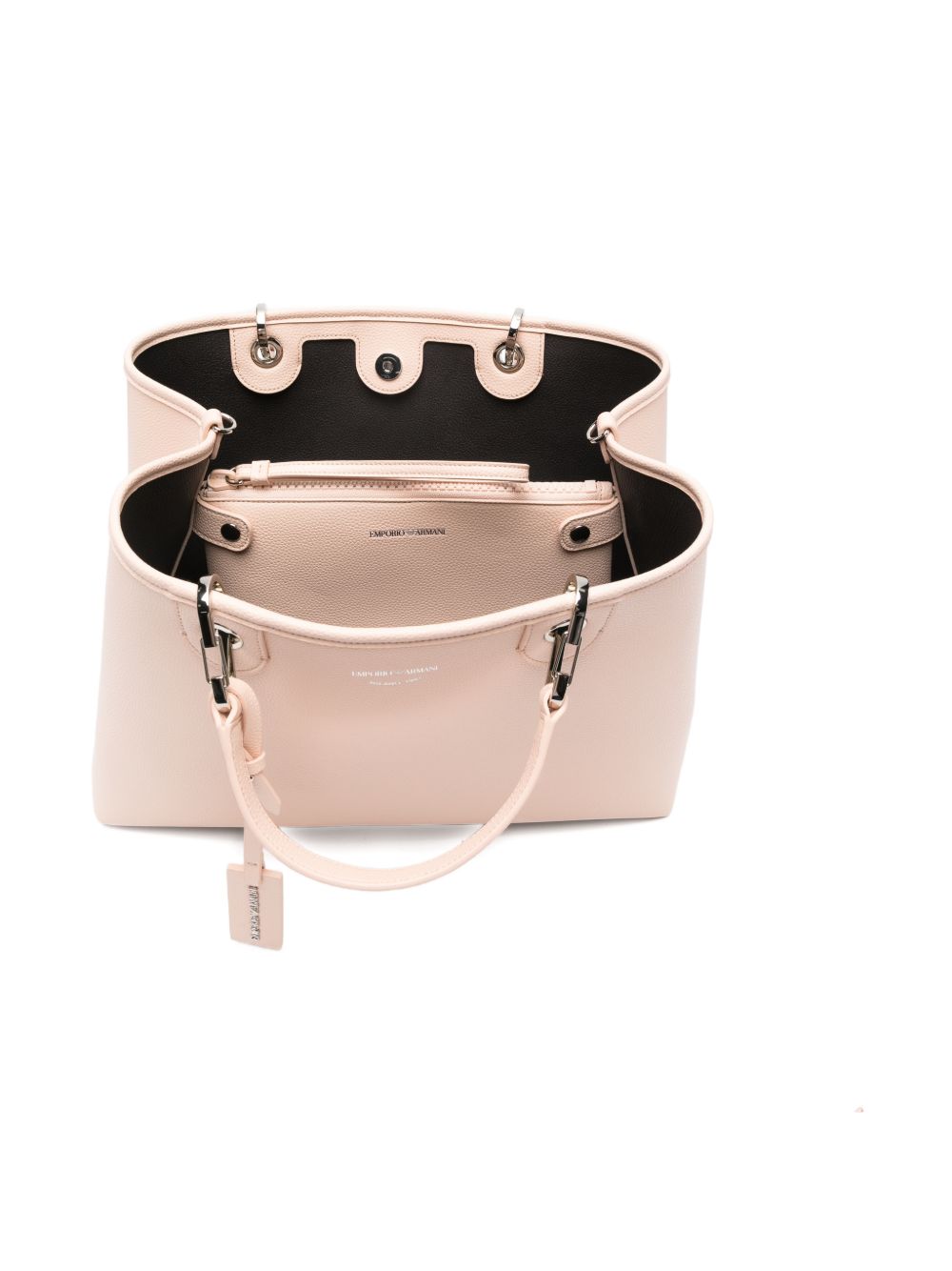 Emporio Armani Medium Top Handle Shopper Powder