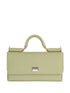 Dolce & Gabbana Mini Leather Top Handle Bag Light Green