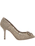 Dolce & Gabbana Belluci Taormina Lace Pumps Beige beige