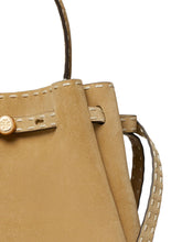 Tory Burch Romy Suede Bucket Bag Beige