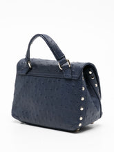 Zanellato Postina Baby Calf Leather Bag Blue