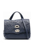 Zanellato Postina Baby Calf Leather Bag Blue