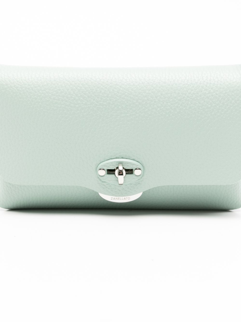 Zanellato Lettera Daily Leather Clutch Green