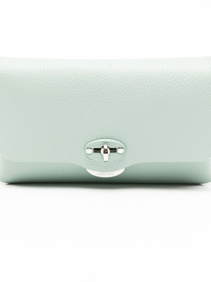 Zanellato Lettera Daily Leather Clutch Green