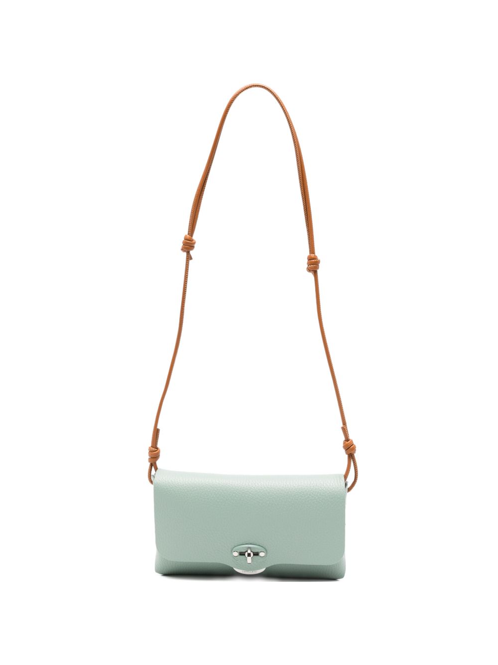Zanellato Lettera Daily Leather Clutch Green