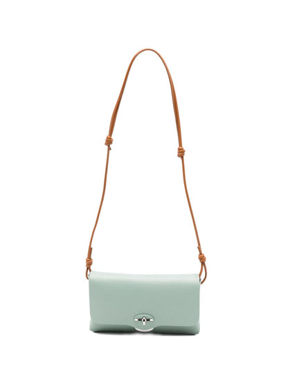 Zanellato Lettera Daily Leather Clutch Green