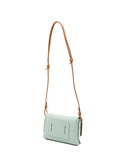 Zanellato Lettera Daily Leather Clutch Green