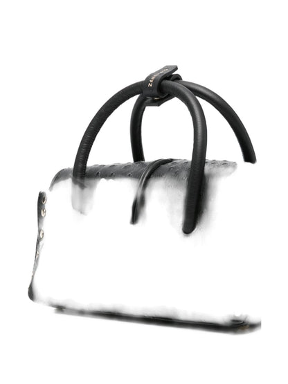 Zanellato Baby Docca Leather Handbag Black