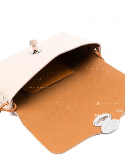 Zanellato Lettera Daily Leather Clutch Pink