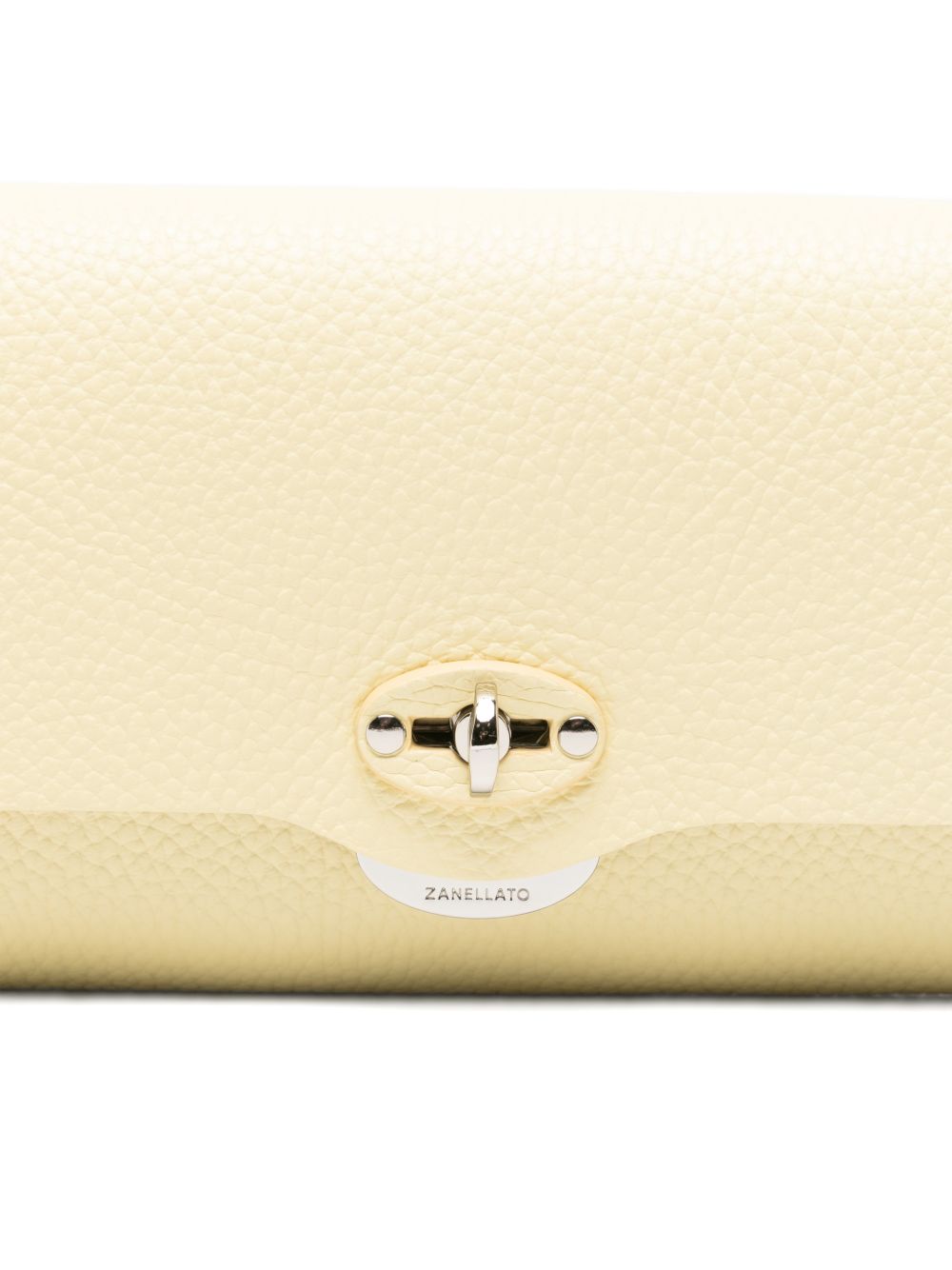 Zanellato Lettera Daily Leather Clutch Yellow