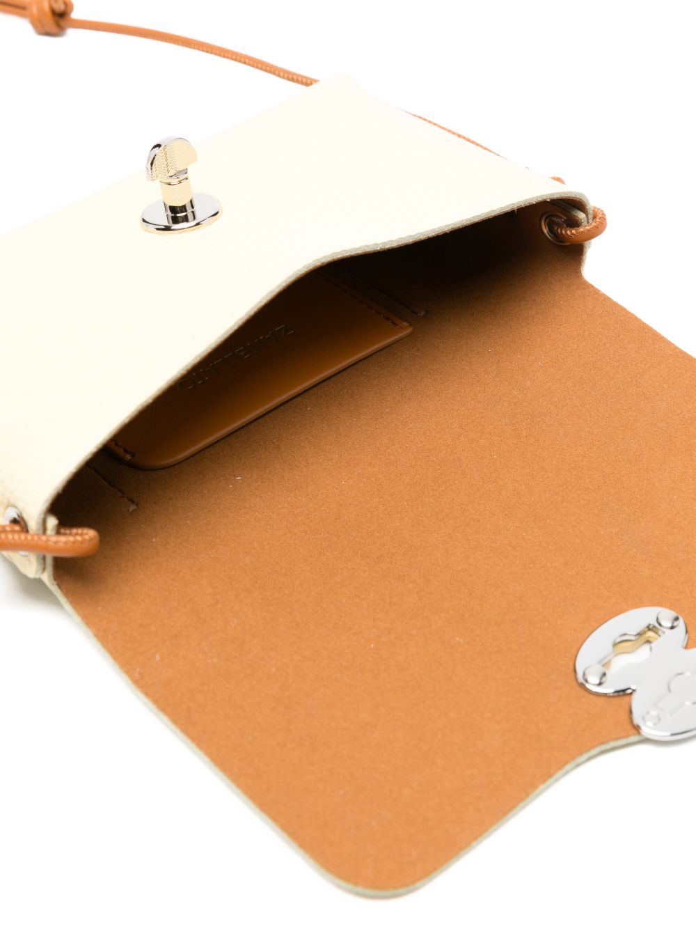 Zanellato Lettera Daily Leather Clutch Yellow