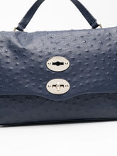 Zanellato Postina Small Studded Handbag Blue