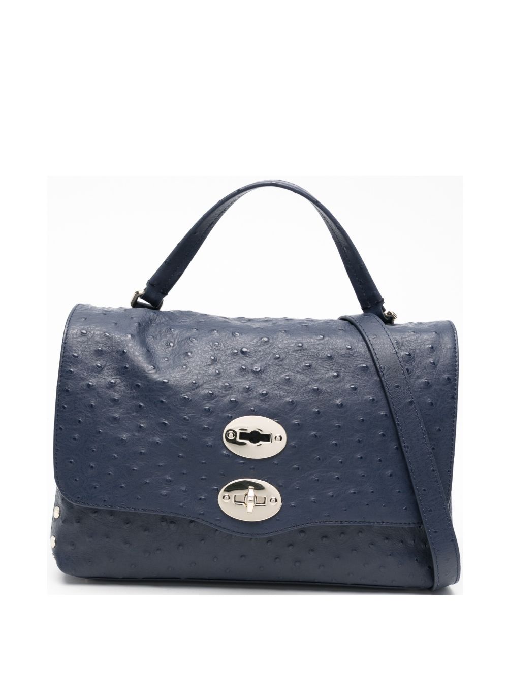 Zanellato Postina Small Studded Handbag Blue