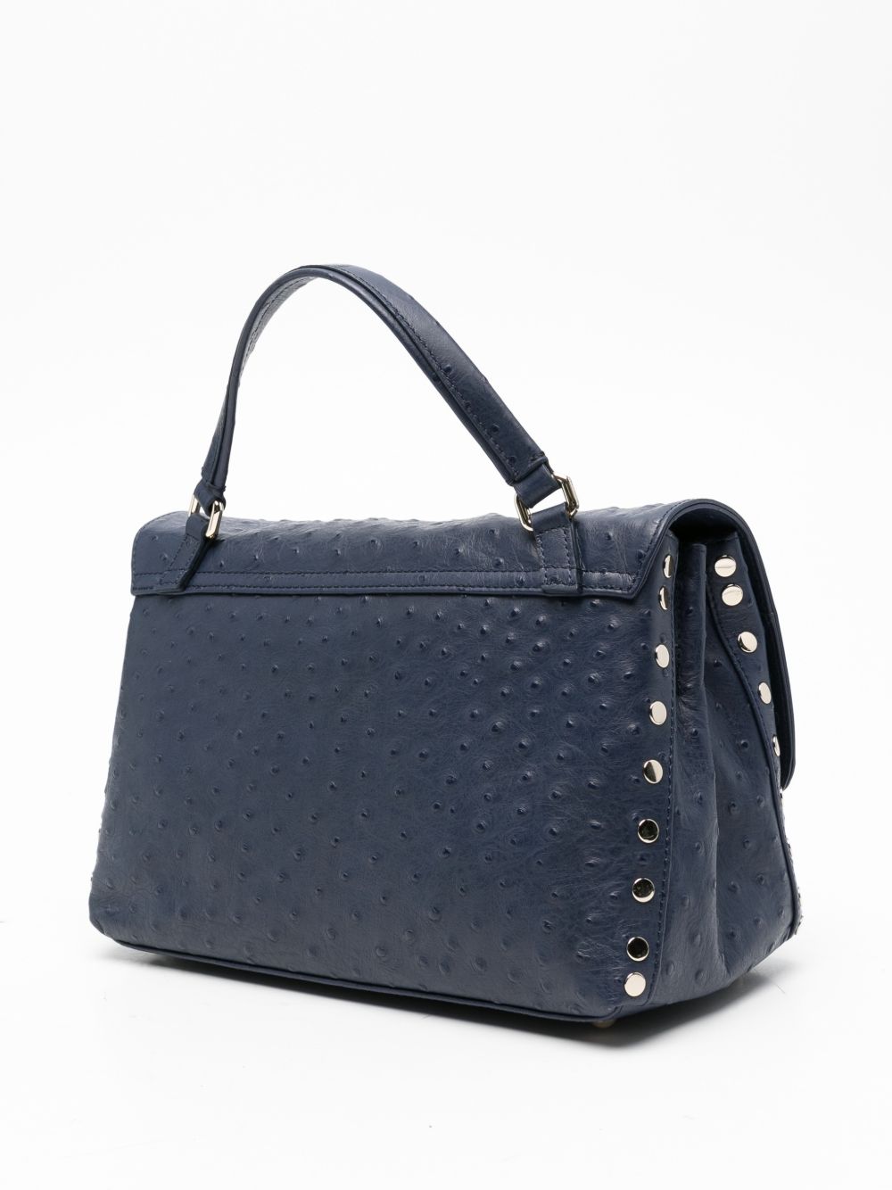Zanellato Postina Small Studded Handbag Blue