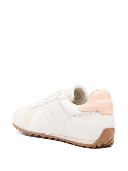 Woolrich Flat Calf Leather Sneakers White