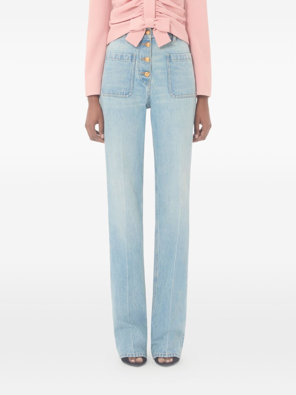 Valentino Denim cotton jeans LIGHT BLUE
