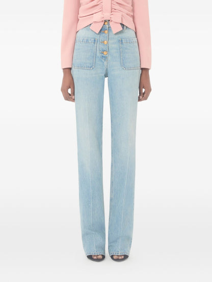 Valentino Denim cotton jeans LIGHT BLUE
