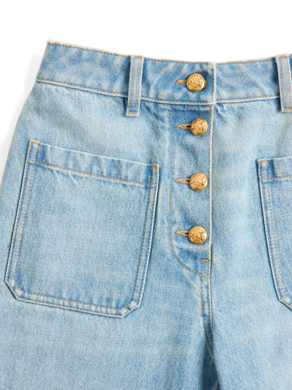 Valentino Denim cotton jeans LIGHT BLUE