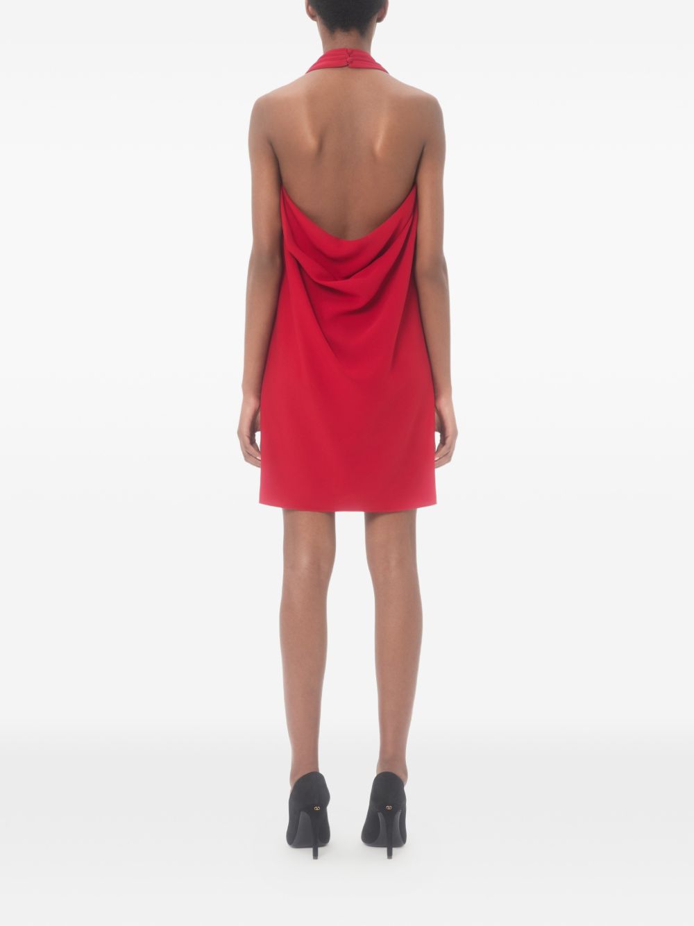 Valentino Silk Mini Dress Red red