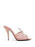 Valentino Garavani Coeur VipÃ¨re leather mules PINK