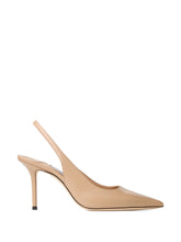 Jimmy Choo Love Leather Slingback Pumps Beige