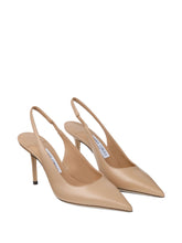 Jimmy Choo Love Leather Slingback Pumps Beige