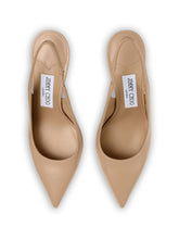 Jimmy Choo Love Leather Slingback Pumps Beige