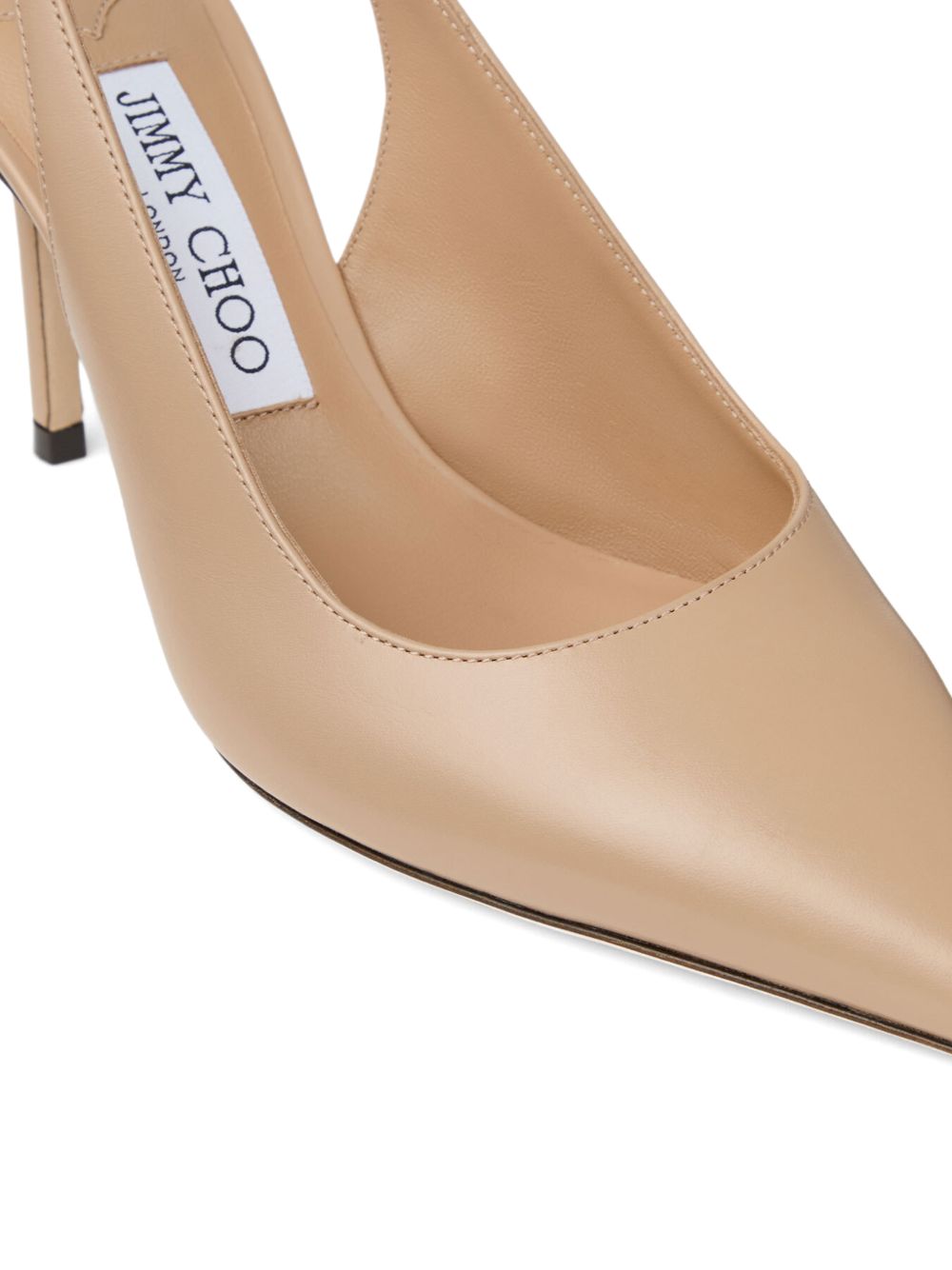 Jimmy Choo Love Leather Slingback Pumps Beige