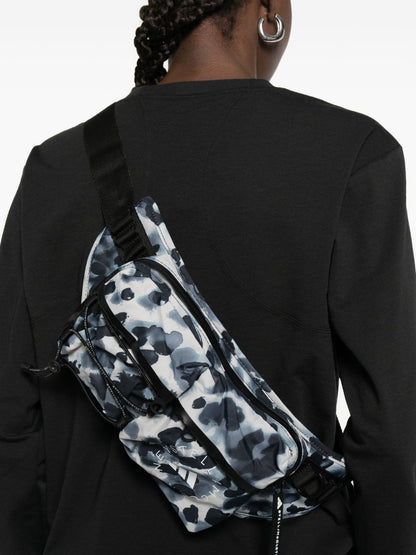 Adidas By Stella Mccartney Logo Graphic Print Bum Bag BLACK