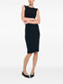 Norma Kamali Sleeveless Midi Dress Black
