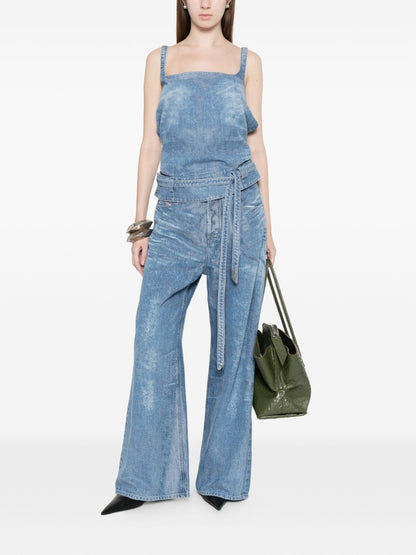 Diesel Denim Tank Top Clear Blue