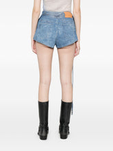 Diesel Denim Cotton Shorts Clear Blue