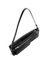Diesel Flag Embossed Shoulder Bag Black