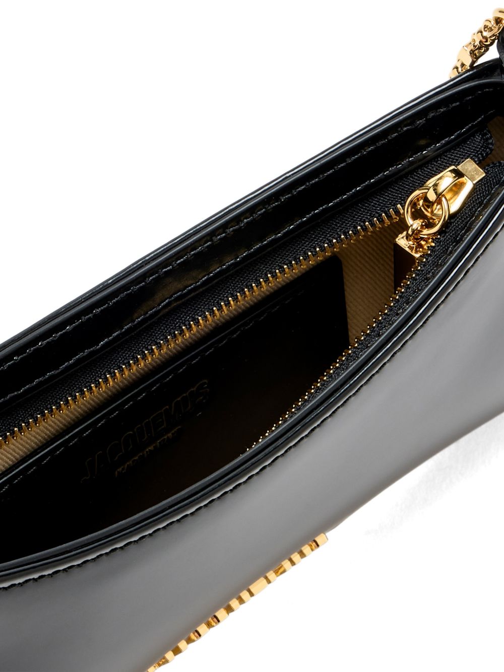 JACQUEMUS Le Petit Bisou Chaine Bag Black