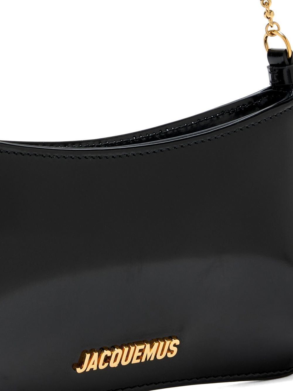 JACQUEMUS Le Petit Bisou Chaine Bag Black