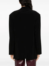 Norma Kamali Oversized Belted Single-Breasted Coat Black
