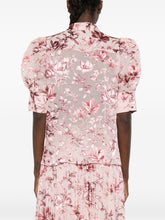 Alice + Olivia Floral Print Scrunched Top Pink
